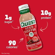 Quest Nutrition Iced Coffee - Peppermint Mocha