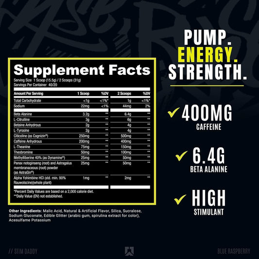 Ryse Stim Daddy - Blue Raspberry