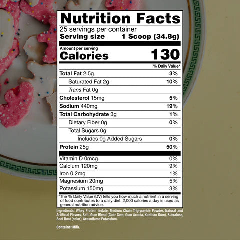 Raw BUM Itholate Protein - Frosted Frenchie Cookie