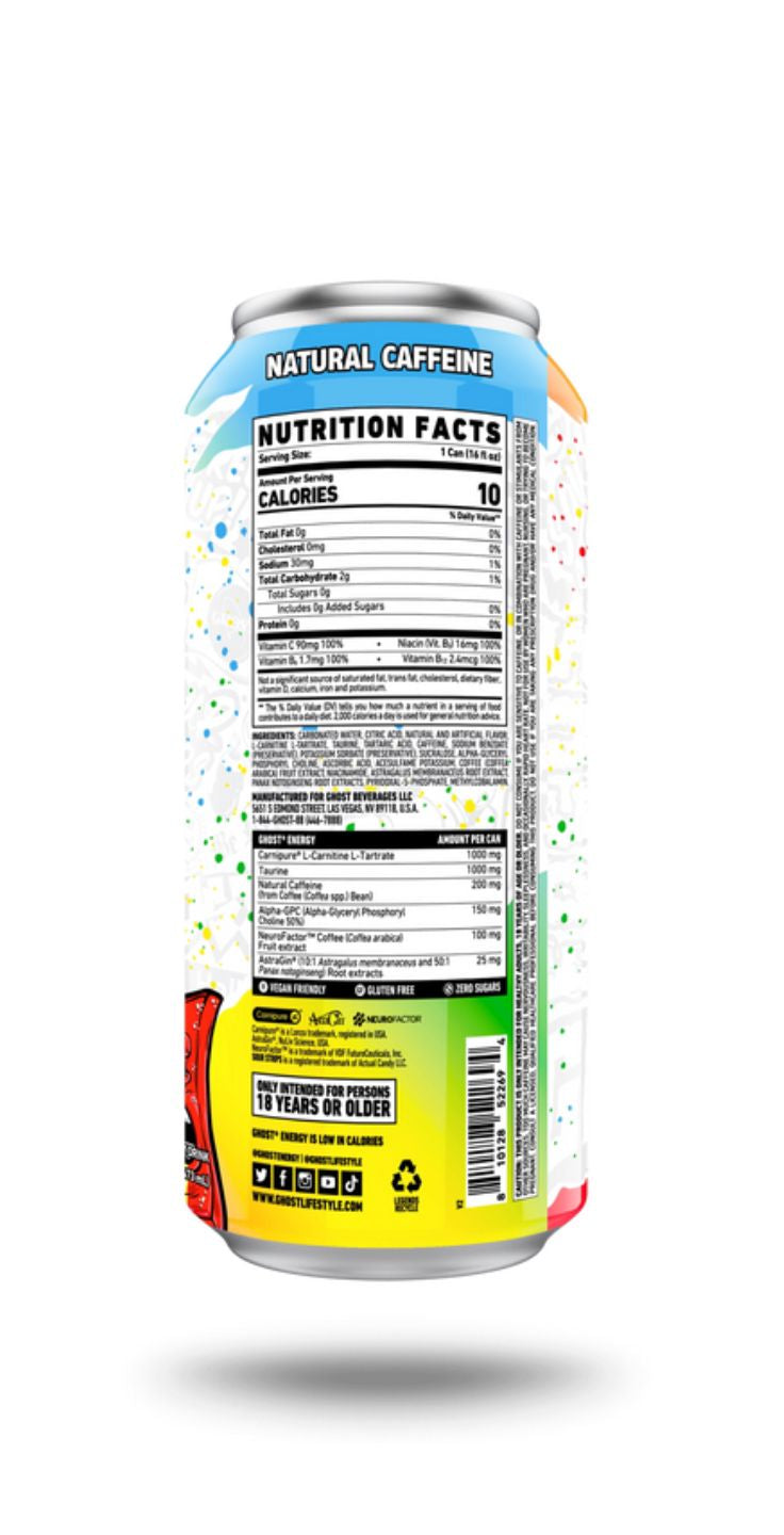 Ghost Energy Drink - Sour Strips
