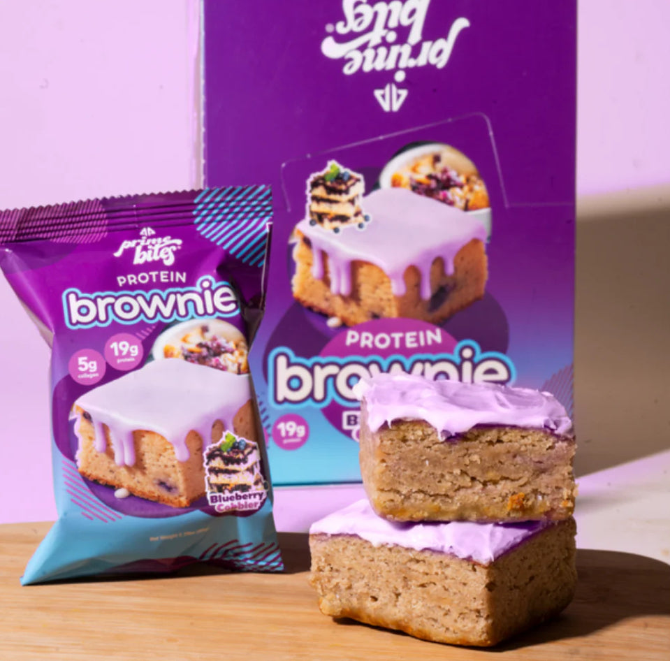 Prime Bites Protein Brownie - Blueberry Cobbler