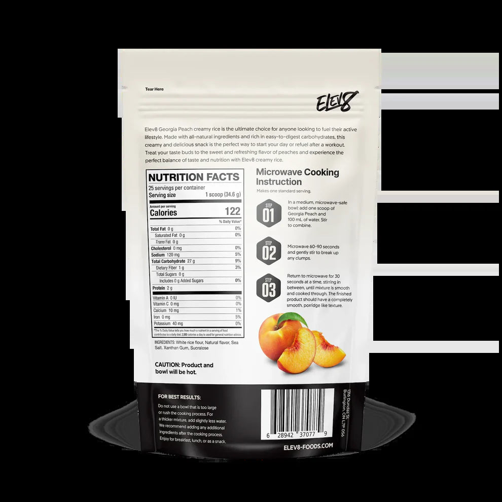 ELEV8 Creamy Rice - Georgia Peach