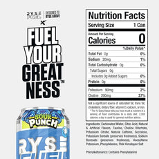 Ryse FUEL Energy Drink - Sour Punch Blue Raspberry