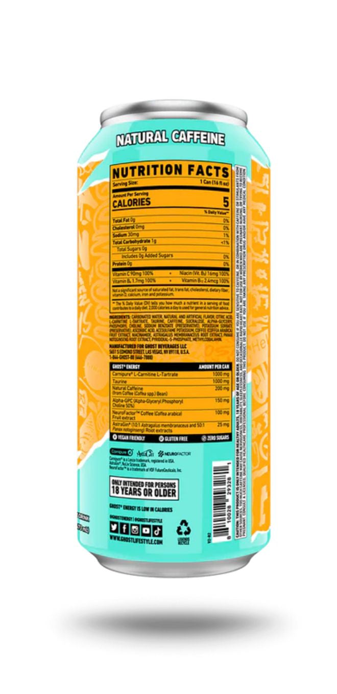 Ghost Energy Drink - Tropical Mango