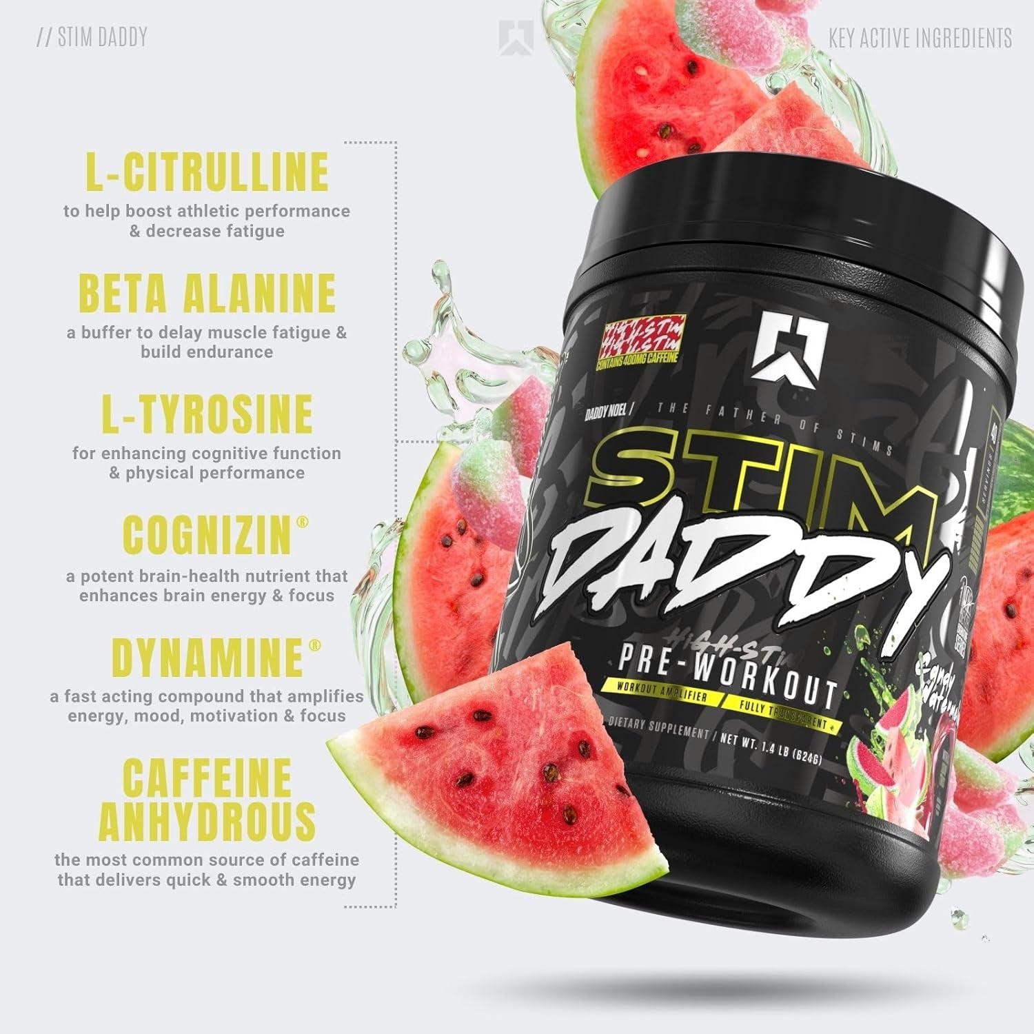 Ryse Stim Daddy - Candy watermelon