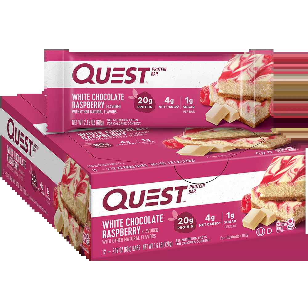 Quest Protein Bars - White Chocolate Raspberry