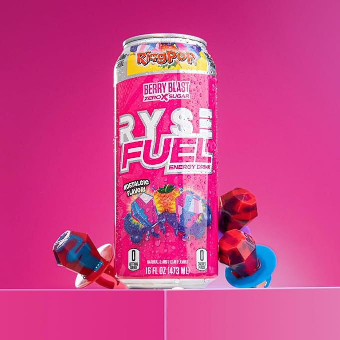 Ryse FUEL Energy Drink - Ring Pop Berry Blast