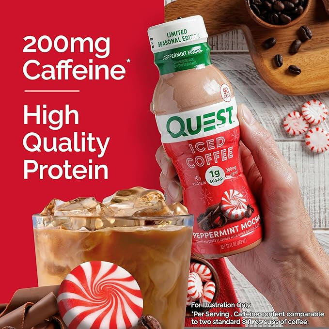 Quest Nutrition Iced Coffee - Peppermint Mocha
