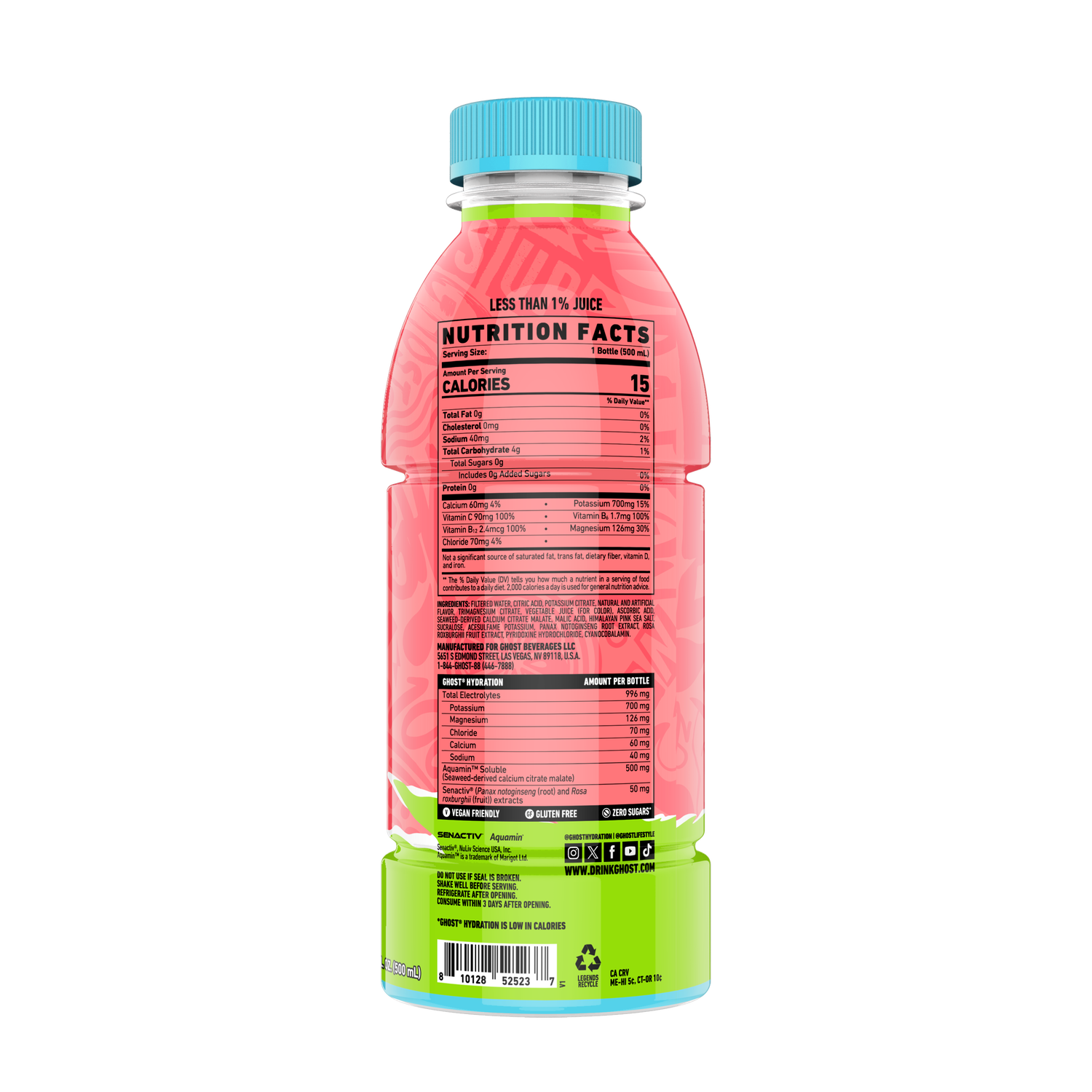 Ghost Hydration Drink - Kiwi Strawberry