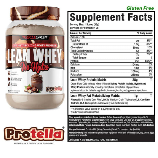 Lean Whey Iso Hydro Protein - Protella