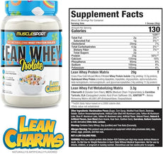 Lean Whey Iso Hydro Protein - Lean Charms