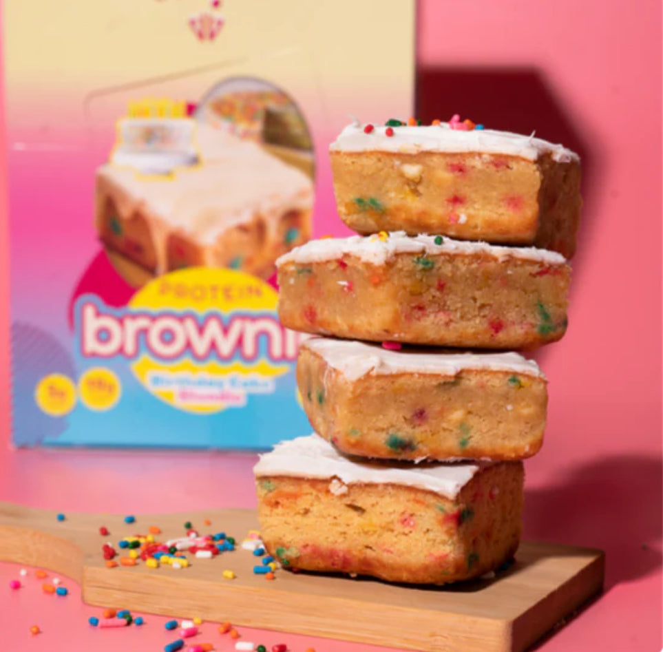 Prime Bites Protein Brownie - Birthday Cake