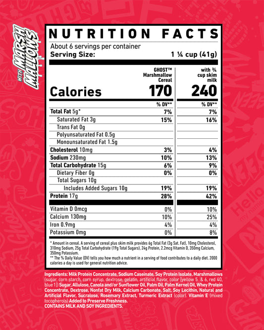 Ghost Protein Cereal - Marshmallow