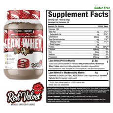 Lean Whey Iso Hydro Protein - Red Velvet