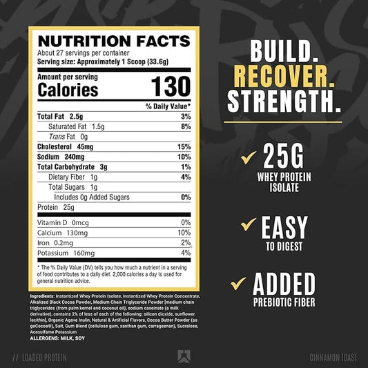 Ryse Loaded Protein - Cinnamon Toast