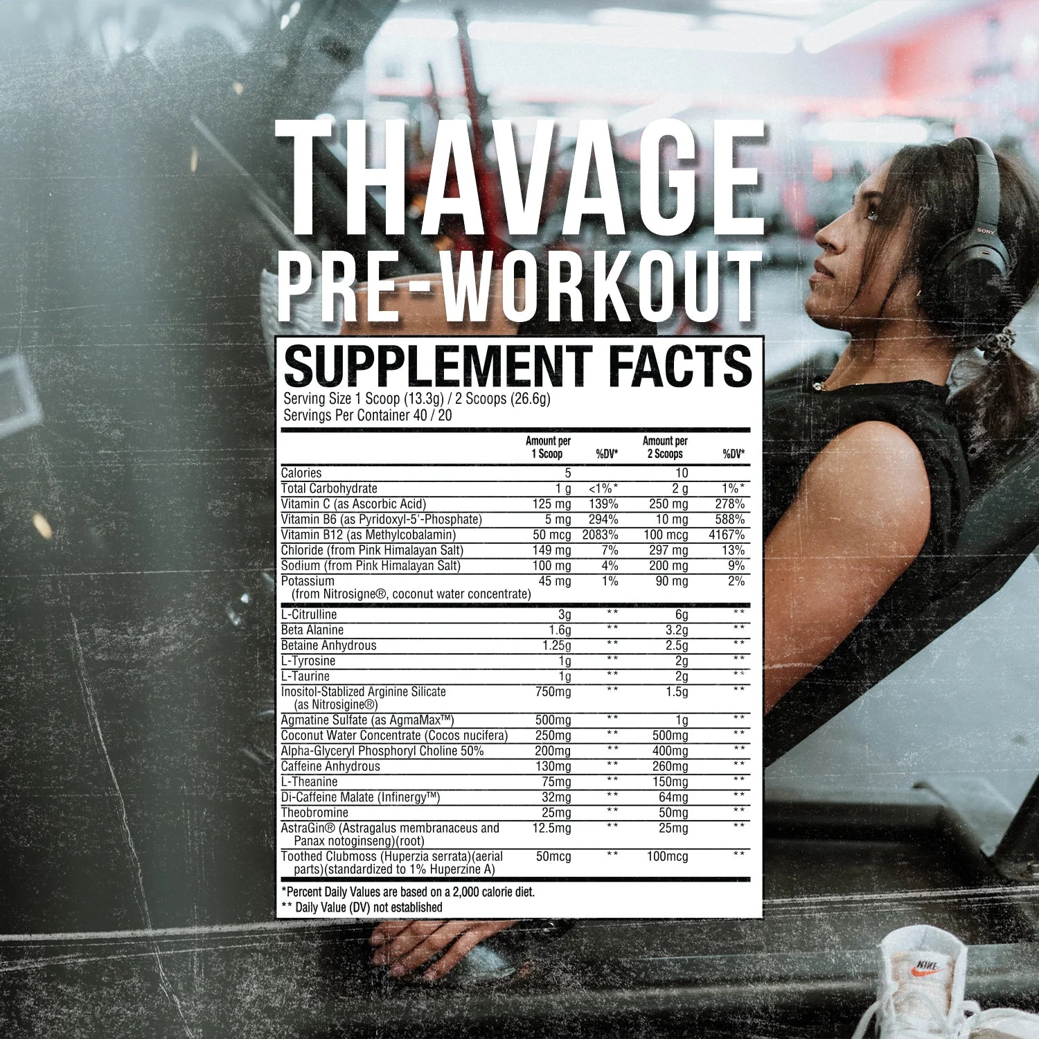 Raw BUM Thavage Pre-workout - Christopher´s Secret Stuff