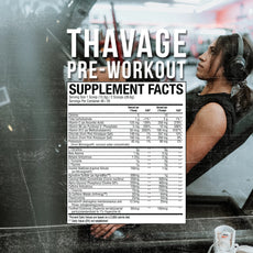 Raw BUM Thavage Pre-workout - Christopher´s Secret Stuff