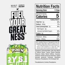 Ryse FUEL Energy Drink - Sour Punch Green Apple