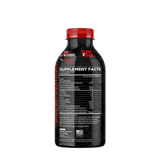 Raw BUM Thavage RTD Pre-workout - Christopher´s Secret Stuff