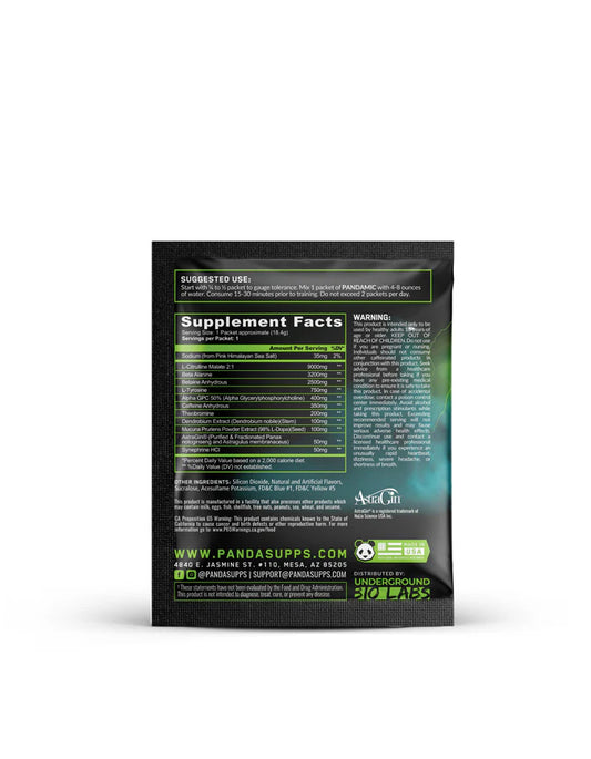 PANDAMIC Pre Workout | Muestra | Sour Gummy