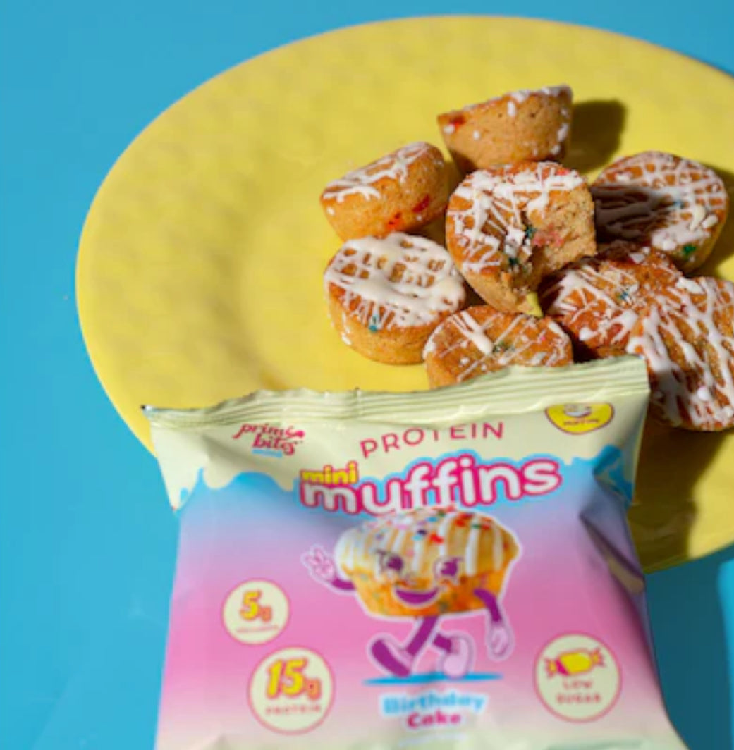 Prime Bites Mini Protein Muffin - Birthday Cake